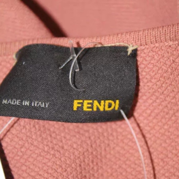 Fendi Sleeveless Knit Shift Dress - Picture 7 of 7